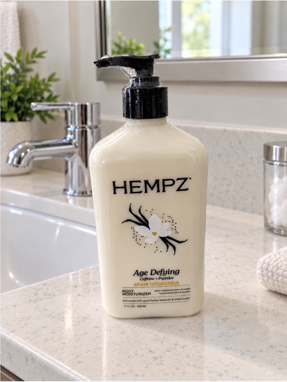 Hempz Age Defying Herbal Body Moisturizer Lotion 17 oz